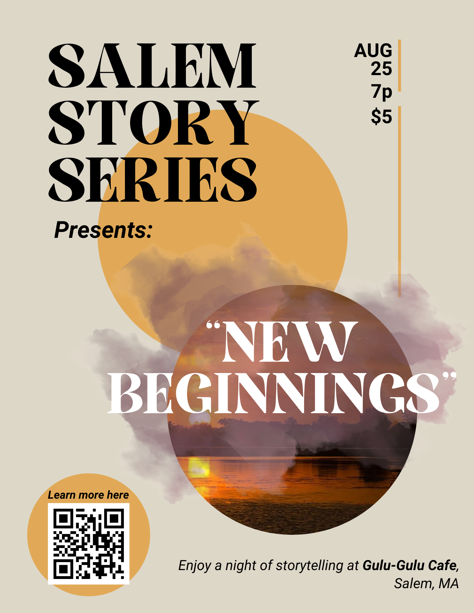 Salem Story Series - A Monthly Story Tellers' Event