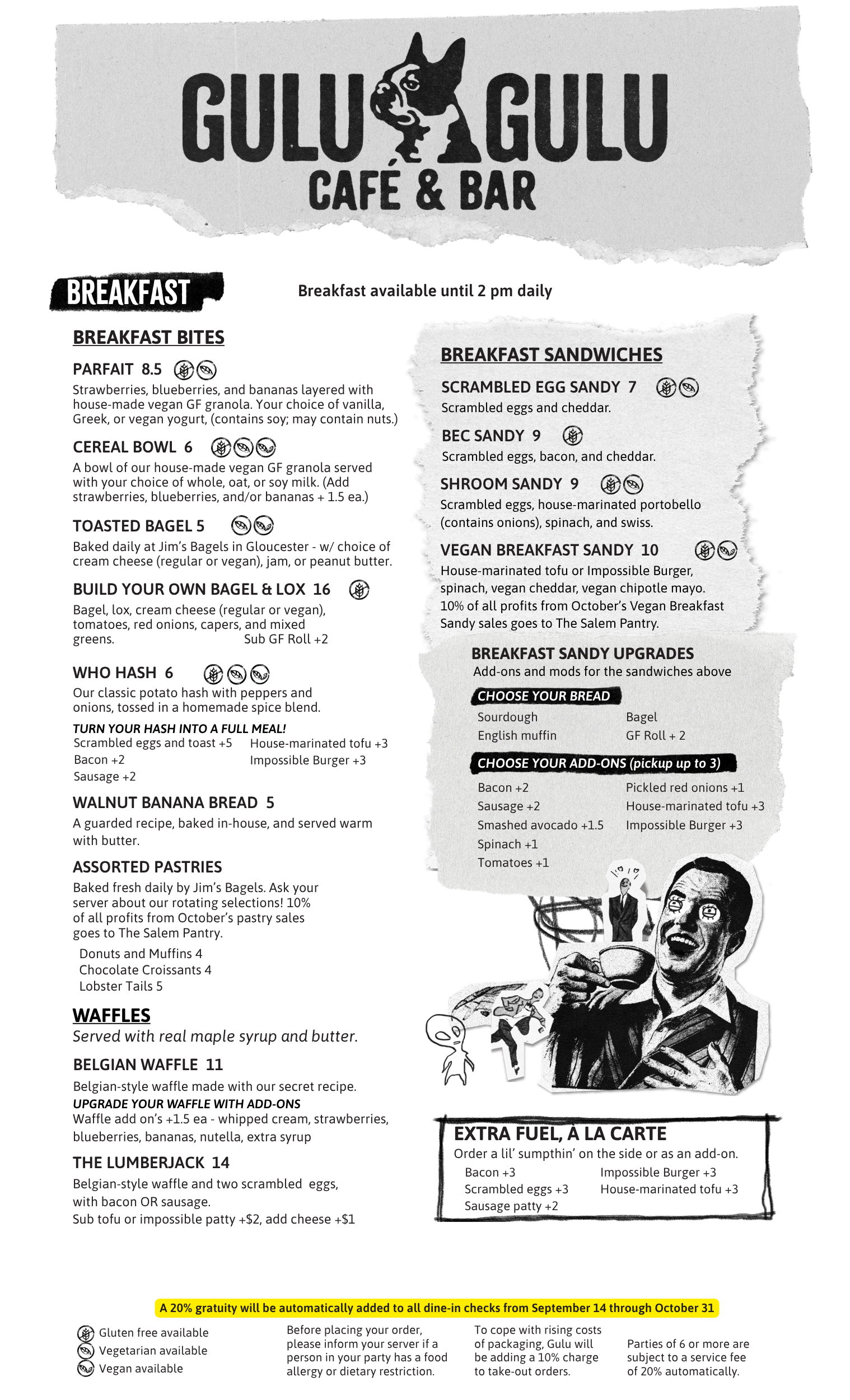 breakfast menu