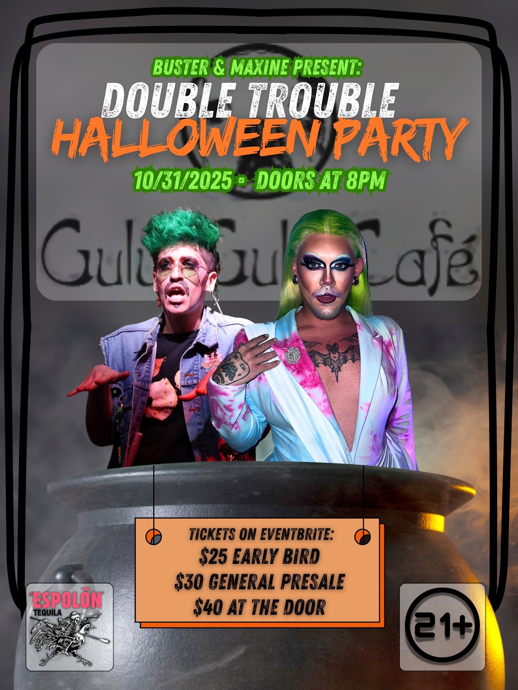 DOUBLE TROUBLE W/ BUSTER PANTS & MAXINE HARRISON
